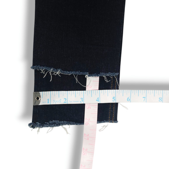 EUC Rag & Bone Distressed Low Rise Denim Ankle Skinny Jeans Sz. 27x26 Kensington - Picture 9 of 10